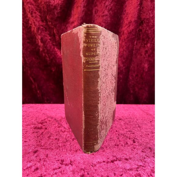 Antique Hardcover Book Virile Powers of Superb Manhood Bernarr A Macfadden 1900 - Picture 1 of 8